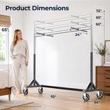 HOKEEPER 500/550LBS Z-Rack Garment Rack