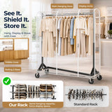 HOKEEPER 500/550LBS Z-Rack Garment Rack