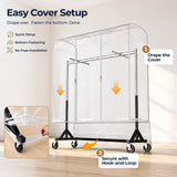 HOKEEPER 500/550LBS Z-Rack Garment Rack