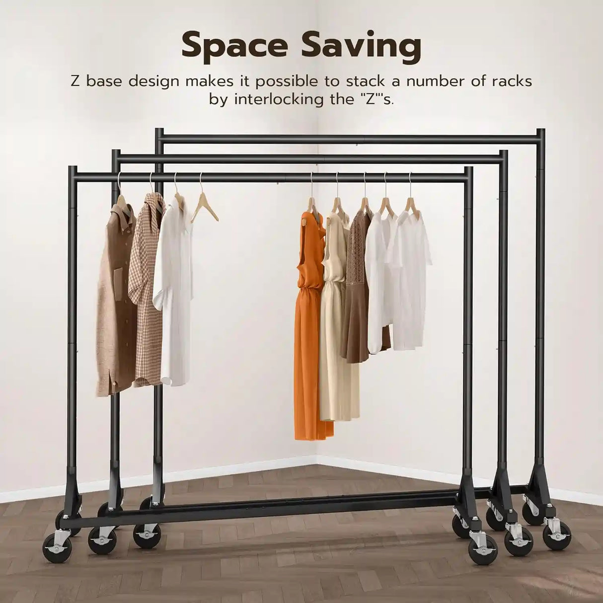 HOKEEPER 550LBS Z-Rack Garment Rack