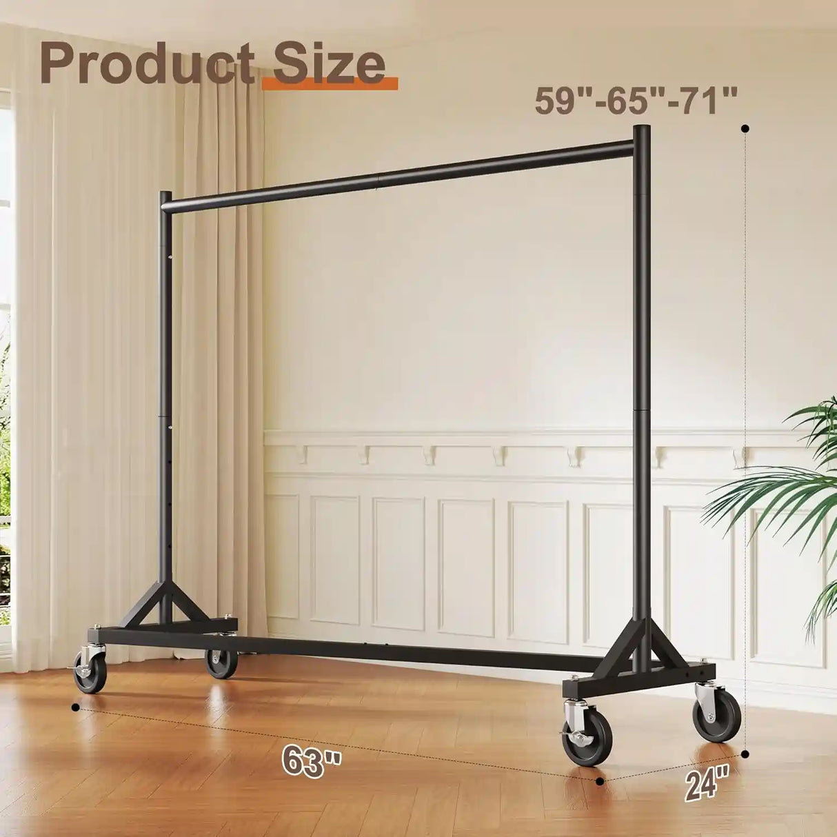 HOKEEPER 550LBS Z-Rack Garment Rack