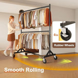 HOKEEPER 550LBS Z-Rack Garment Rack