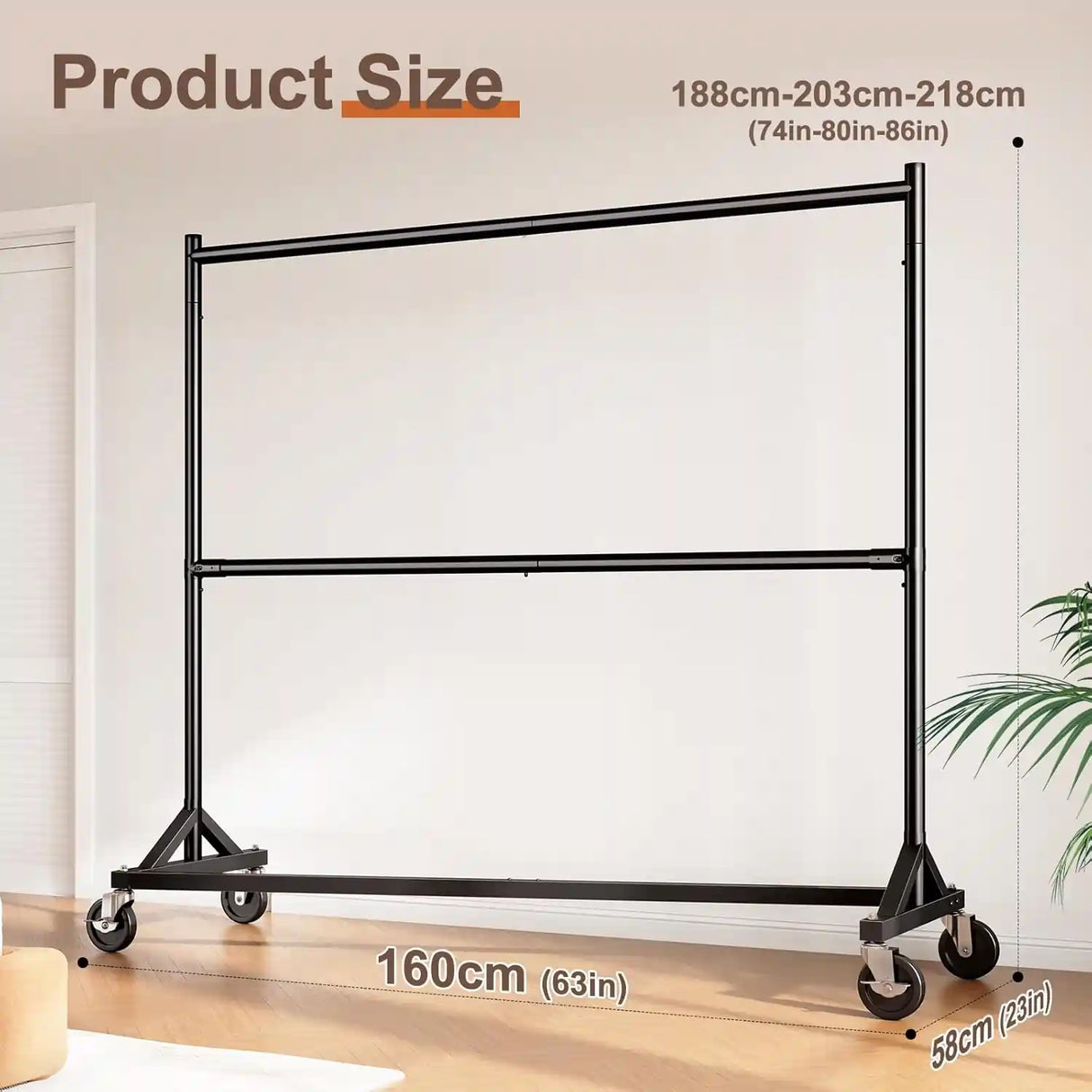 HOKEEPER 550LBS Z-Rack Garment Rack