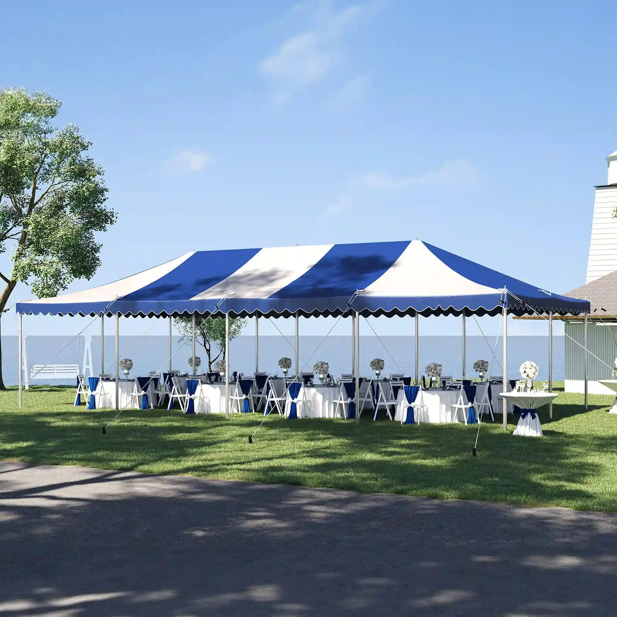 flame retardant tent Quictent Large Pole Party Tent, Commercial Event, Festival, Wedding – MaxLead