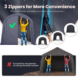 Three-Zipper Door#size_10'x20'