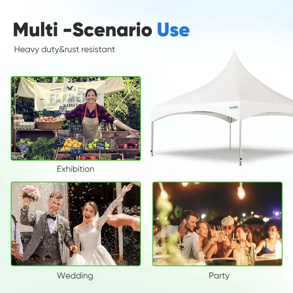 perfect for weddings, parties, baby showers, or any other events#size_20'x20' with no side