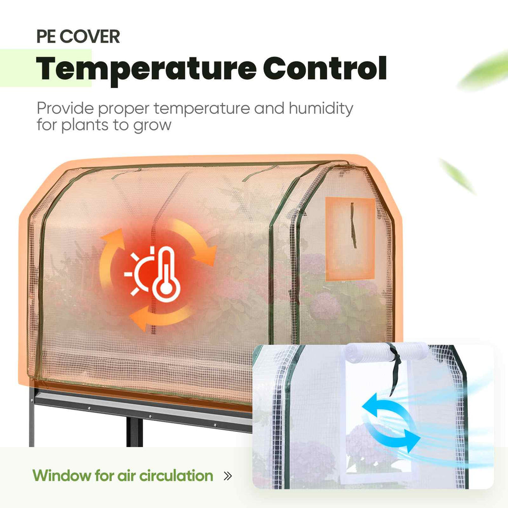 KING BIRD 47"×24"×56" Elevated Raised Garden Bed
