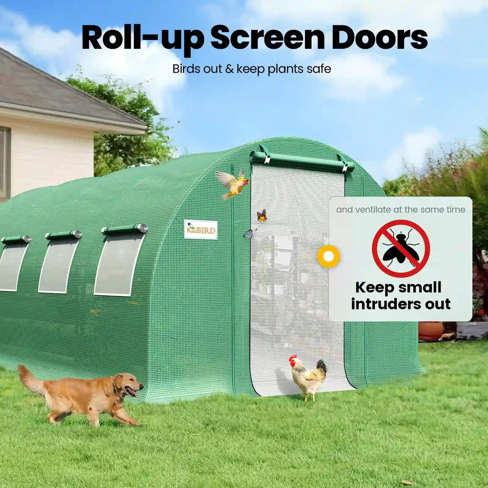 Roll-up screen doors#color_20ft-Green