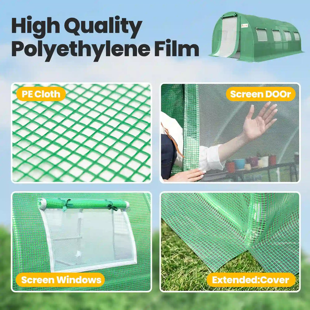 High quality polyethylene film#color_20ft-Green