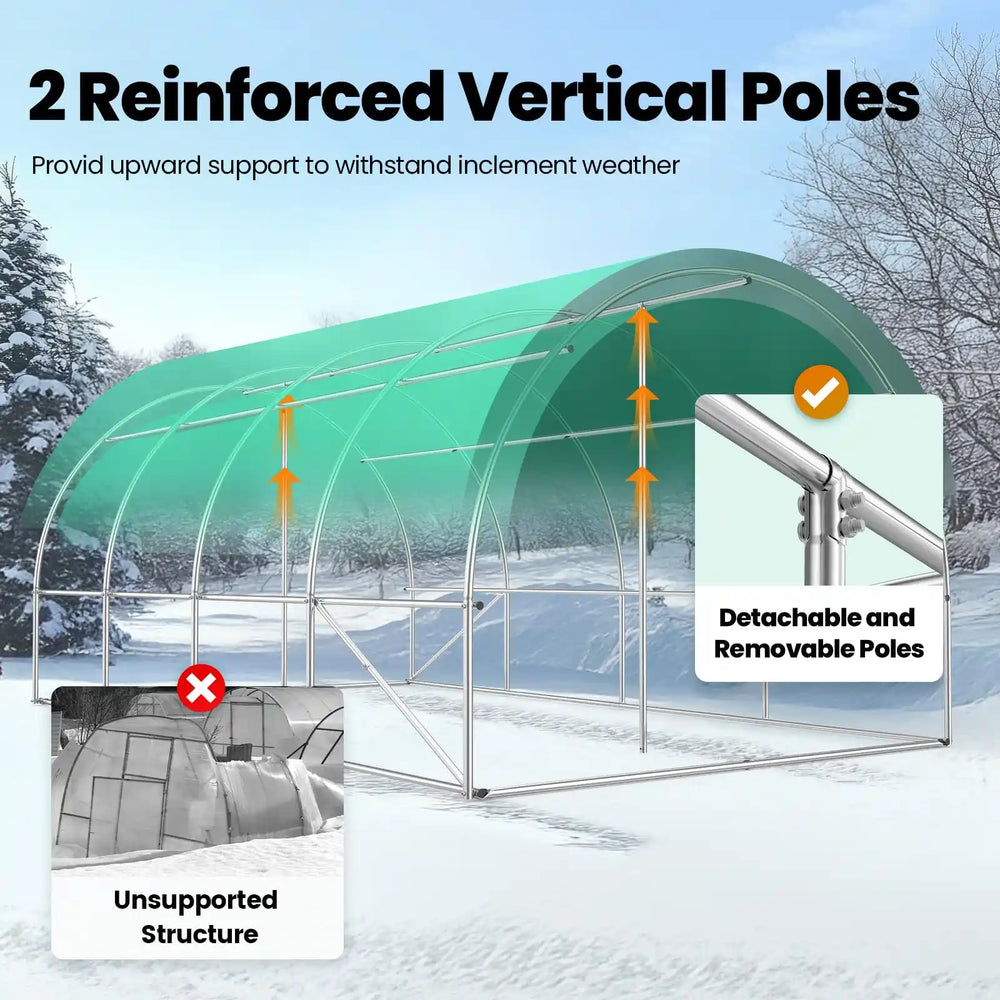 Provide upward support to withstand inclement weather#color_20ft-White