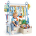 Kids Clothing Rack for Hanging Clothes#color_Blue