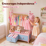 encourages self-dressing and organization skills#color_Pink