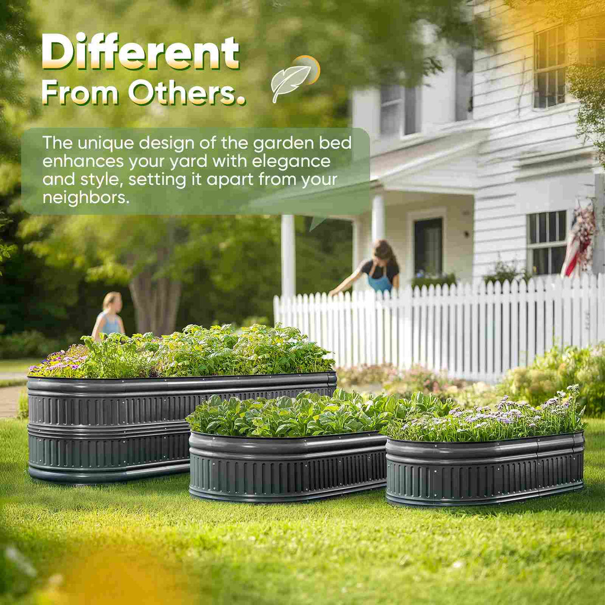 King Bird 6x2x1ft Raised Garden Bed