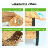 sturdy wooden nesting box#size_12x9FT with NestBox