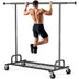 MAXLEAD HOME 525LBS Collapsible Gold Garment Rack