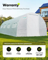 Warranty terms for Quictent greenhouse#color_white