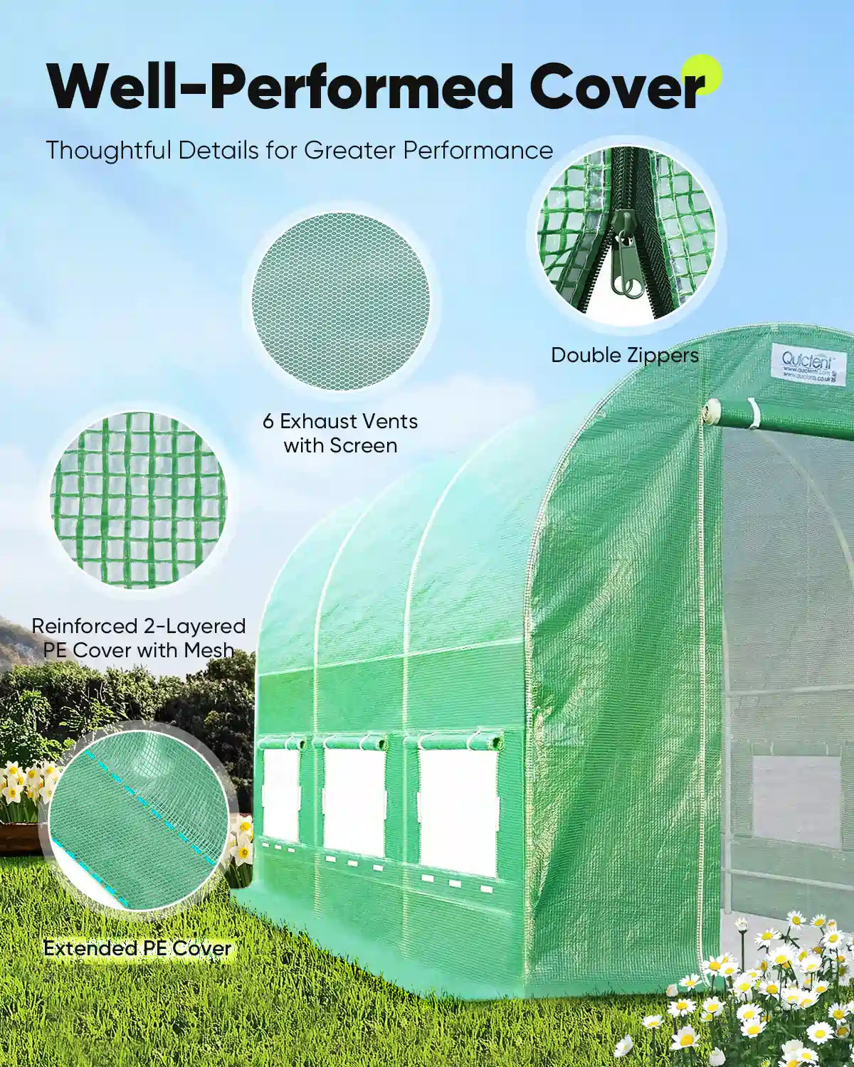 Well-performed cover#color_green (with 2 doors)