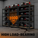 HOKEEPER Industrial Heavy-Duty 5-Tier Adjustable Steel Shelving Unit