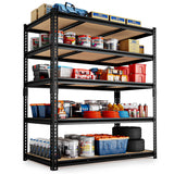 HOKEEPER Industrial Heavy-Duty 5-Tier Adjustable Steel Shelving Unit