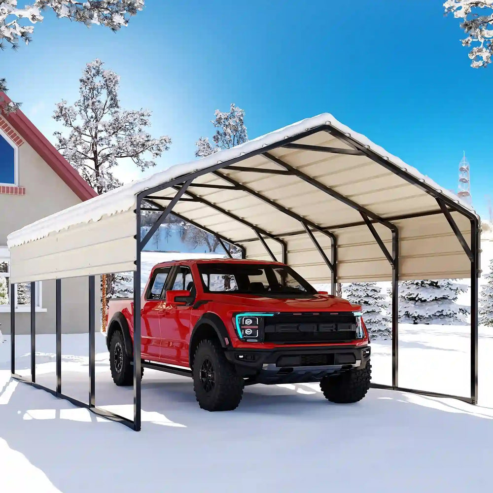 Hard Top Heavy Duty Garage#size_10X20ft
