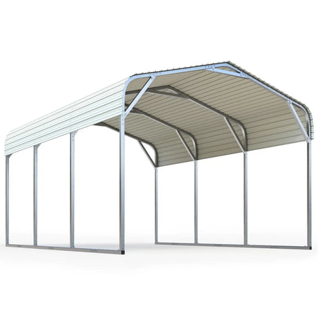 Quictent 10x15 ft Metal Roof Carport#size_10X15ft