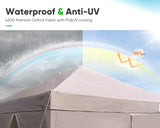  10' x 10' Pop Up Canopy Anti-uv fabric#color_beige (Upgraded)