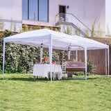 no side 10x20 pop up canopy white#color_white