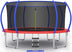 1500LBS No-Gap Design Trampoline with Safety Enclosure Net