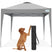 Quictent 10x10 Pop Up Canopy Gray#color_gray