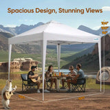 Instant Setup 10x10 Gazebo Size#color_white