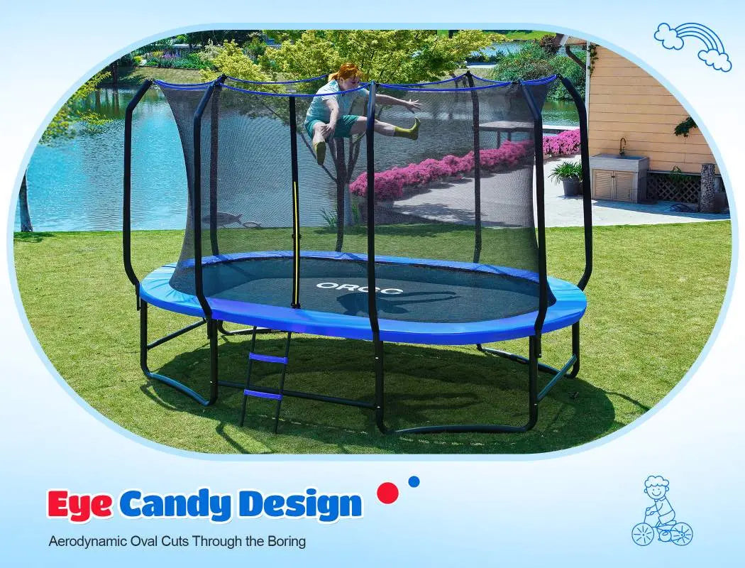ORCC by MaxLead 1200LBS Outdoor Trampoline with Net