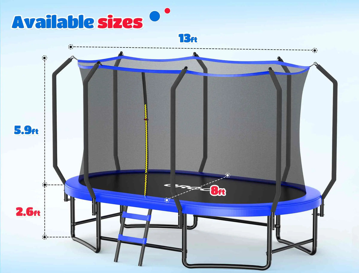 ORCC by MaxLead 1200LBS Outdoor Trampoline with Net