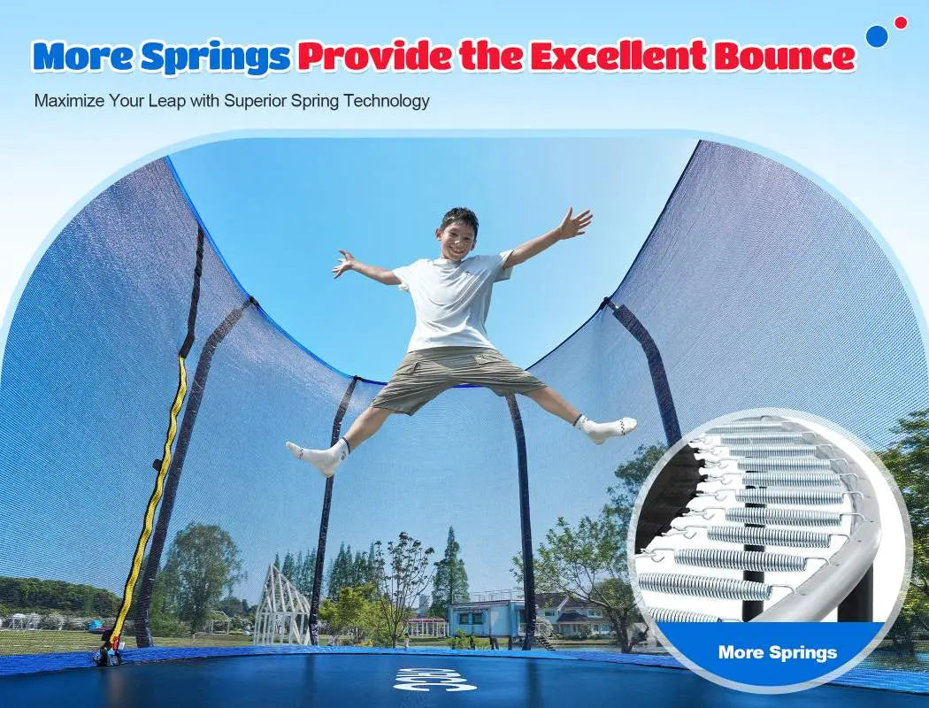 ORCC by MaxLead 1200LBS Outdoor Trampoline with Net