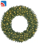 MaxLead Pre-Lit Fir Christmas Wreath