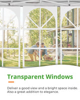 pink canopy tent church window#color_pink