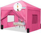 Pink 8x8 Pop Up Canopy#color_pink