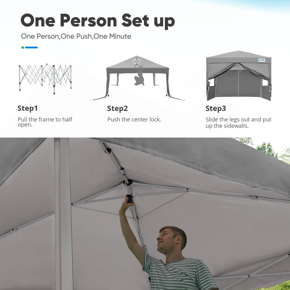 One person set up#color_gray (Upgraded)