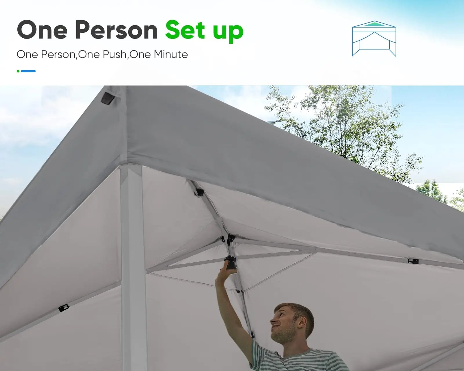 One Person Setup#color_gray