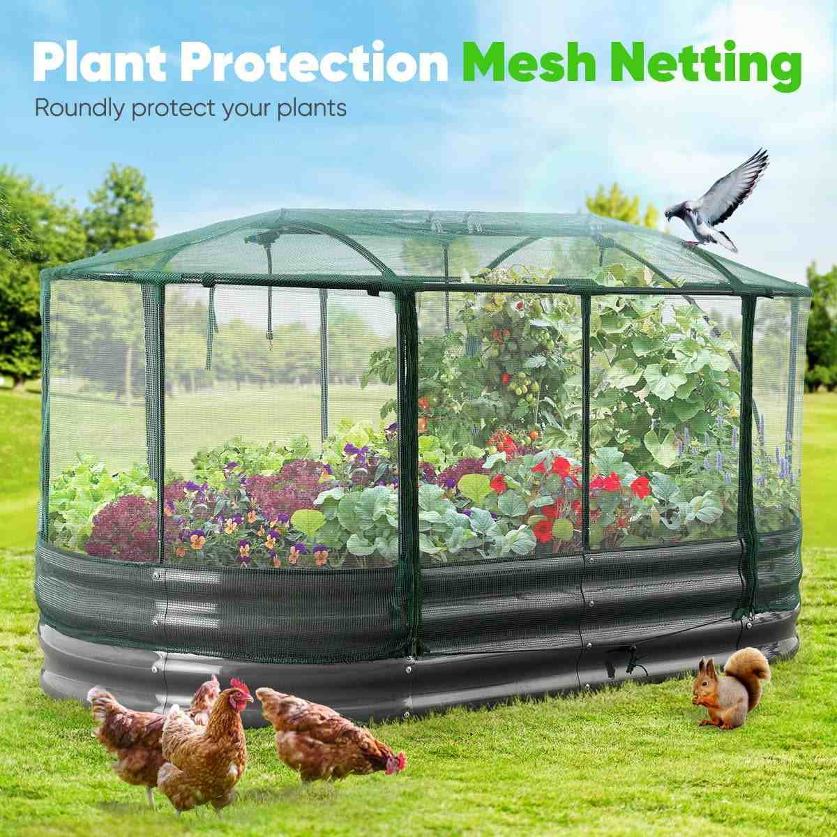 Quictent 6x3x1ft Raised Garden Bed with Self Watering System