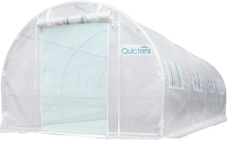 white heavy-duty large greenhouse#color_white
