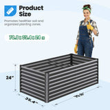 Quictent Raised Garden Bed with Tomato Cage