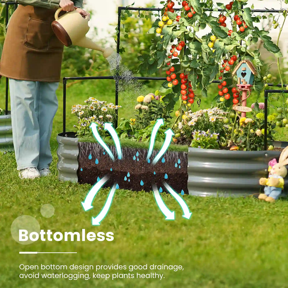 Bottomless design#size_6x3x1ft#color_dark grey