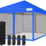 Royal Blue 8x8 Pop Up Screen Tent#color_royal blue