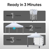 Ready in 3 minutes#style_10x10 With 1 Sidewall-White