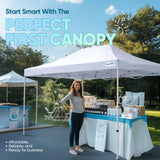 save space and maximize convenience#style_10x15 No Sidewall-White