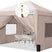 privacy 10x10 pop up canopy#color_beige (Upgraded)