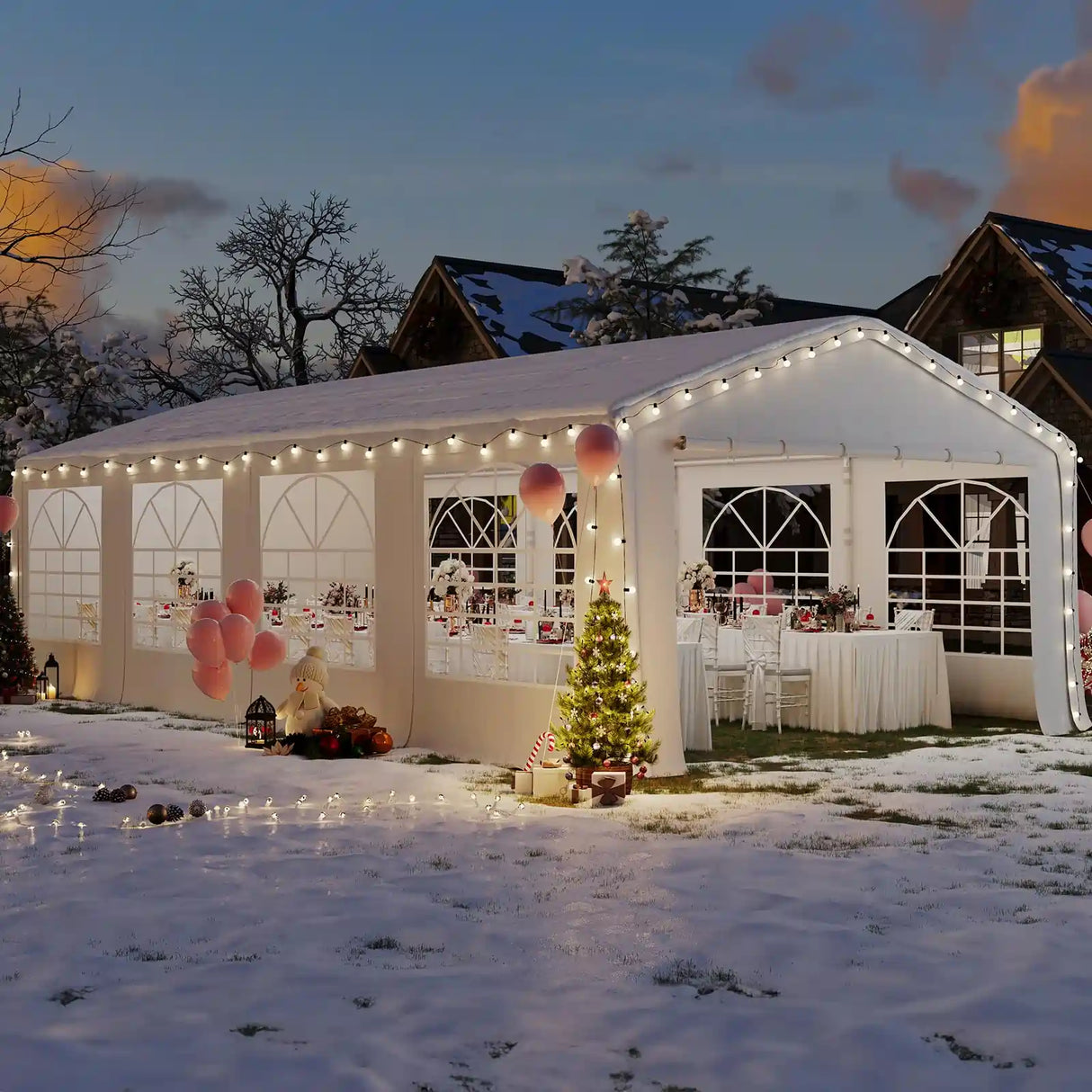 13' x 26' Party Tent -White#size_13' x 26'