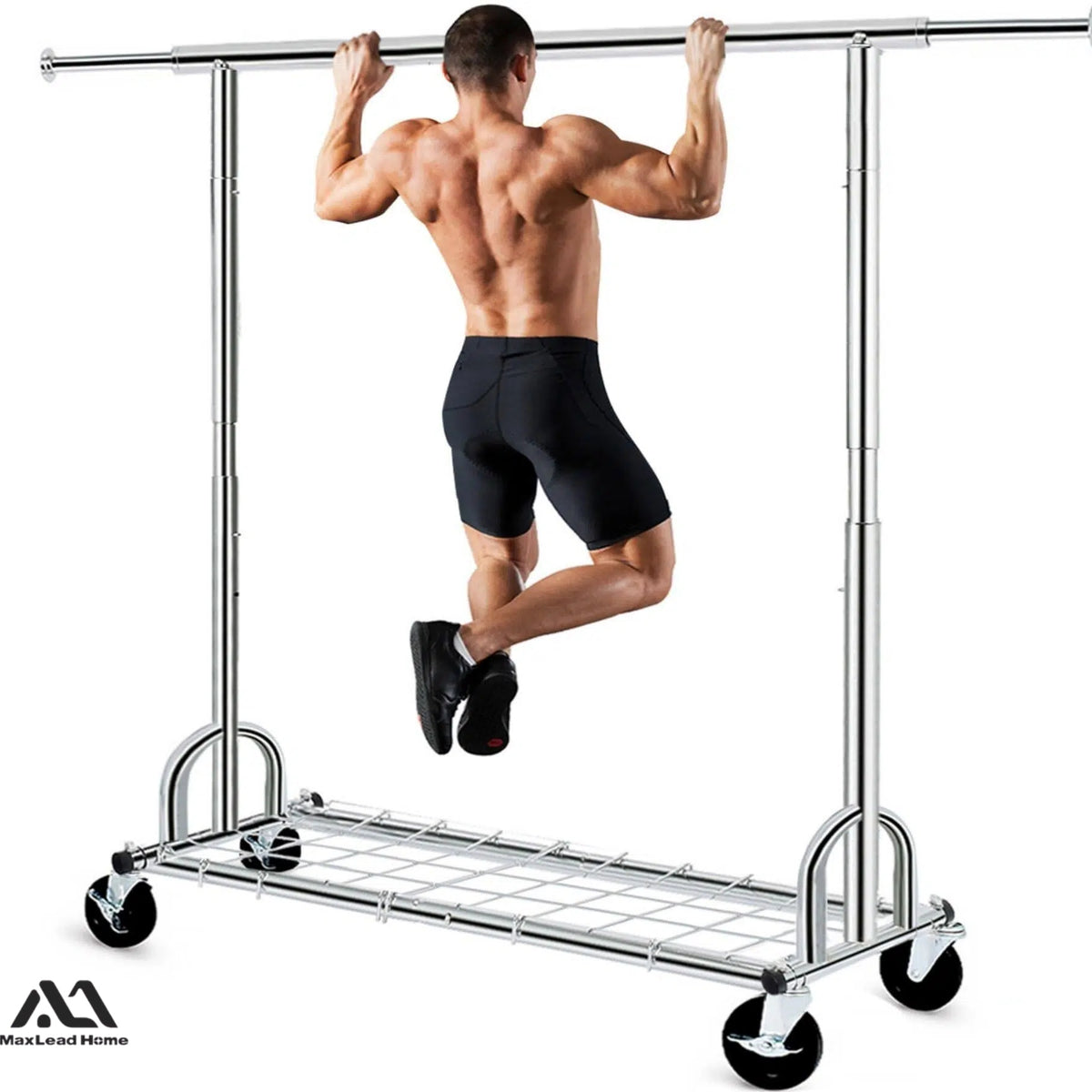 525LBS Commercial Rolling Garment Rack – MaxLead