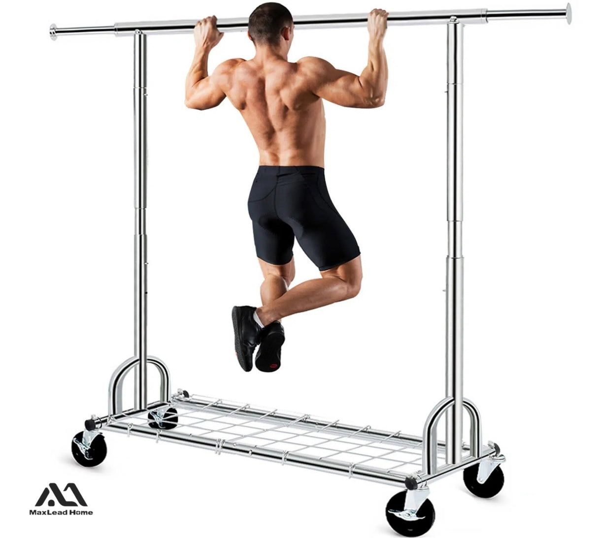 525LBS Commercial Rolling Garment Rack