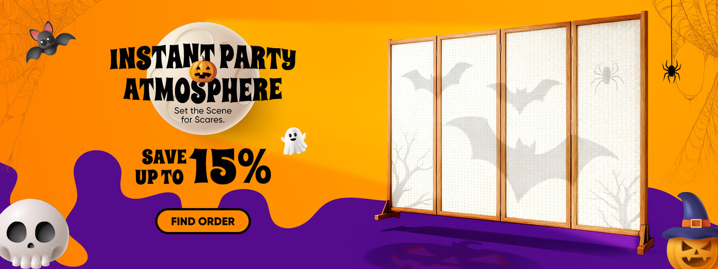Boo-st Your Space! Up to 15% Off Stylish Room Dividers for Halloween